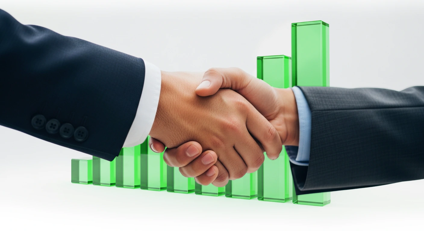 Aperto de mão inspiracional